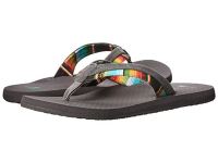 2016 Sanuk Athletic Sandals for Men - Beer Cozy Light Funk - Charcoal On Sale